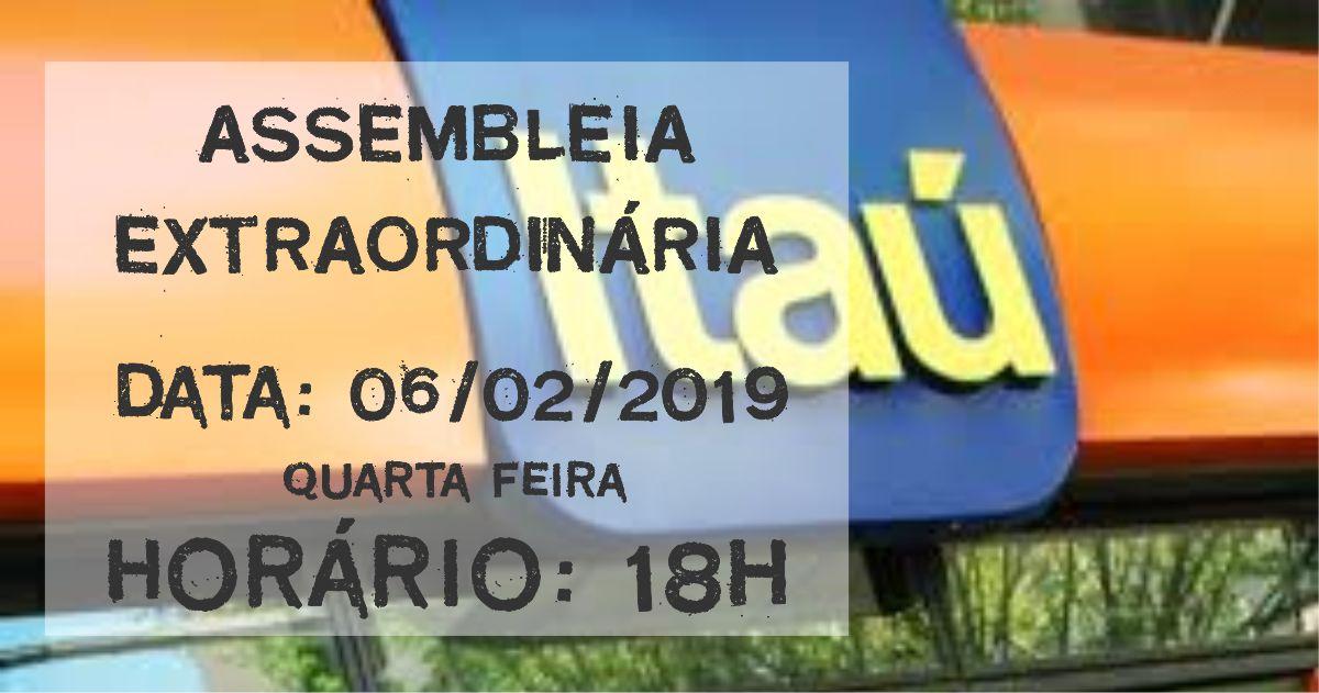 Assembleia Geral Extraordinária - CCV Itaú Unibanco