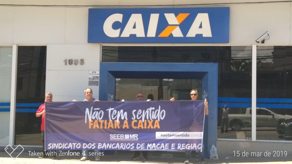 Dia de luta na Caixa