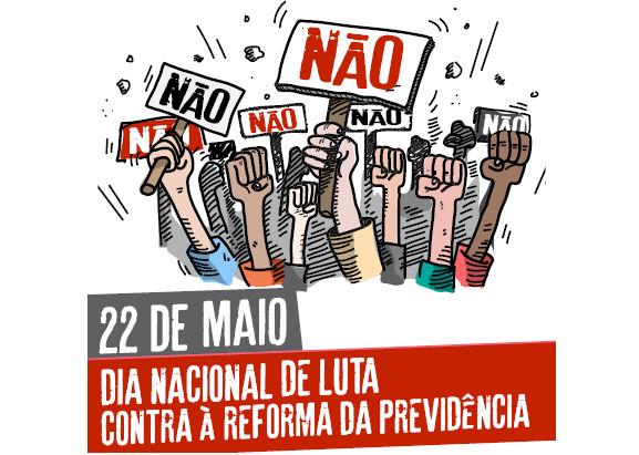 Trabalhadores do macrossetor de serviços vão às ruas contra a reforma da Previdência