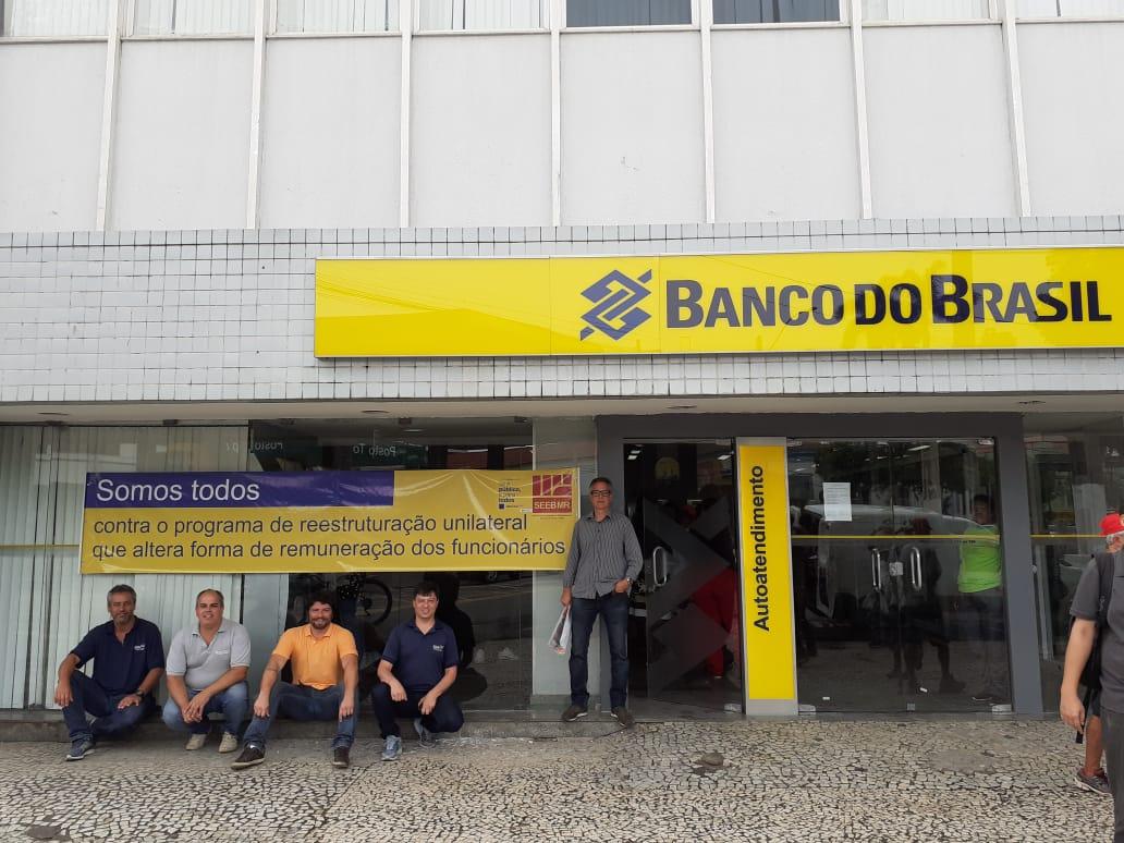 Mobilização no BB marca dia de luta