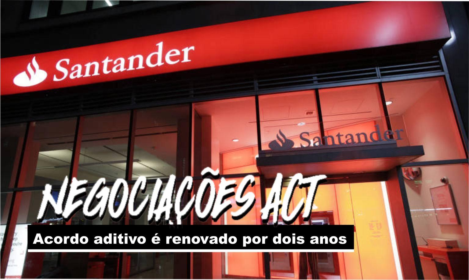 Bancários do Santander aprovaram acordos com o banco
