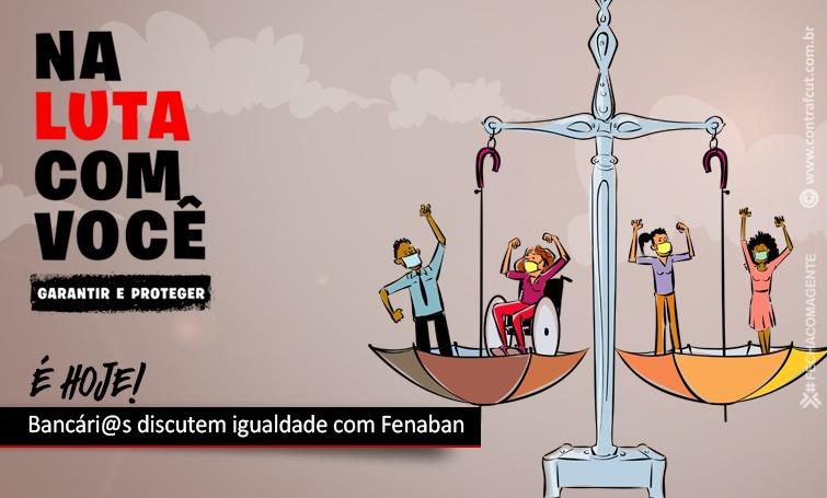Campanha Nacional d@s Bancári@s debate hoje a igualdade de oportunidades