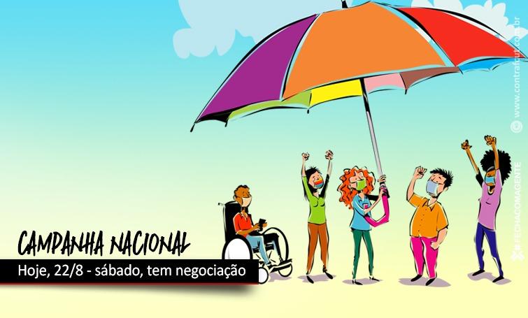 Hoje tem negociação com a Fenaban