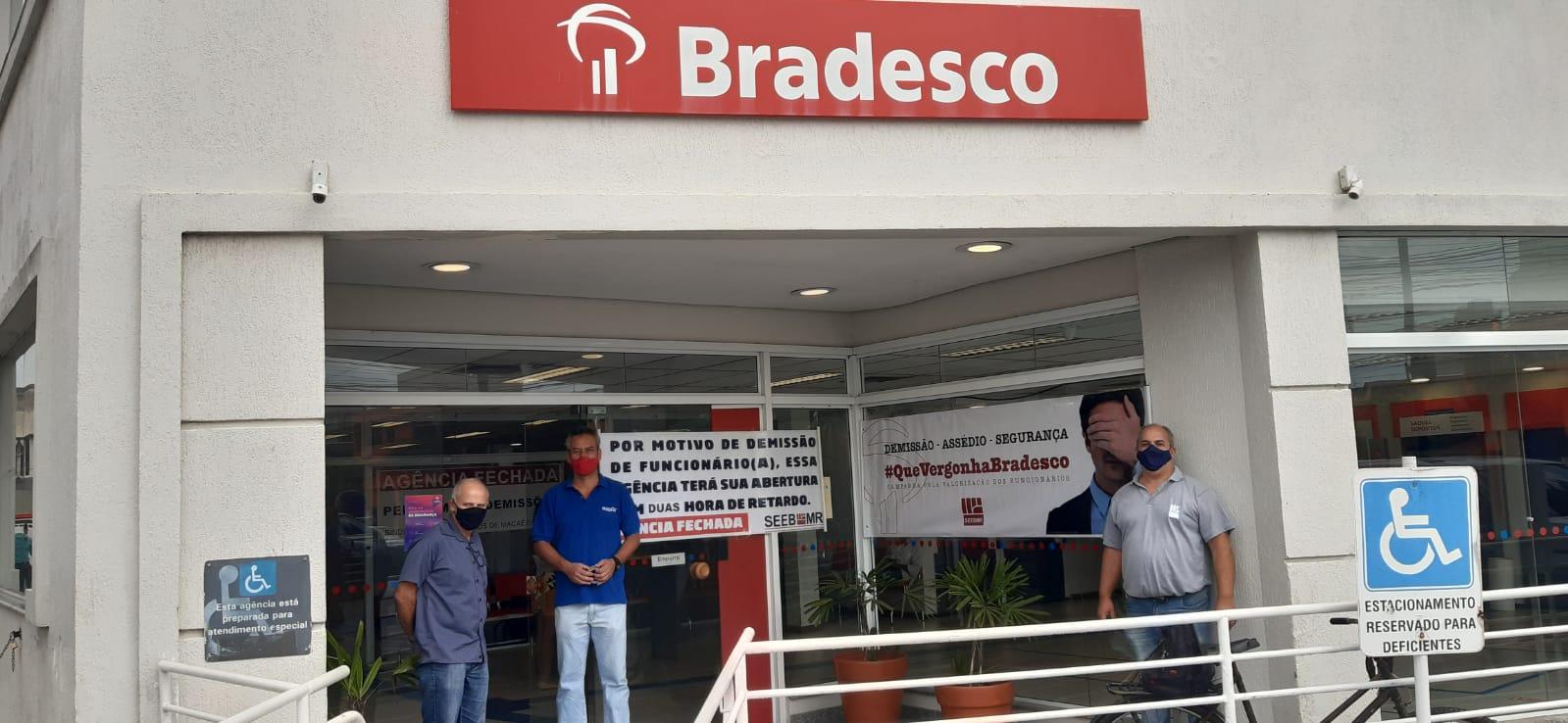 Paralização 04/10 no Bradesco contras as Demissões