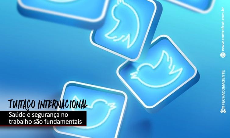 Trabalhadores brasileiros participam de campanha mundial em defesa da saúde e segurança no trabalho