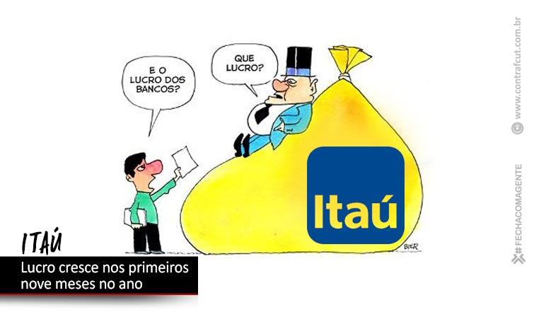 Lucro do Itaú cresce nos primeiros nove meses de 2021
