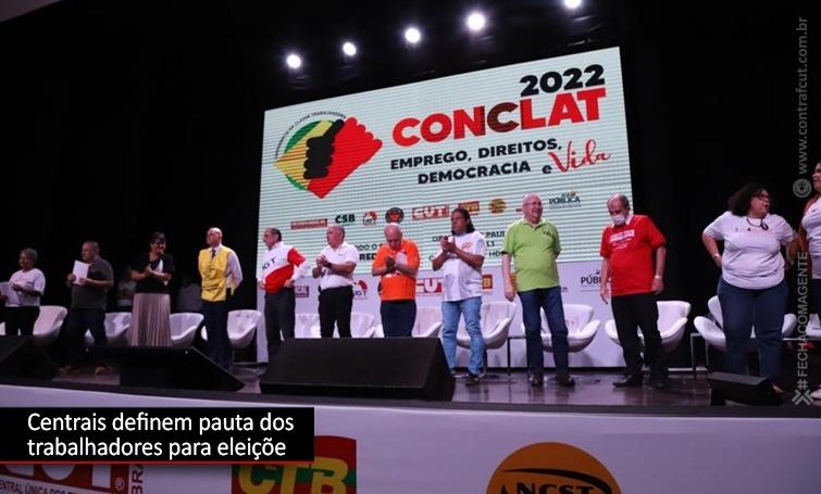 Centrais sindicais aprovam pauta unificada dos trabalhadores para as eleições de 2022