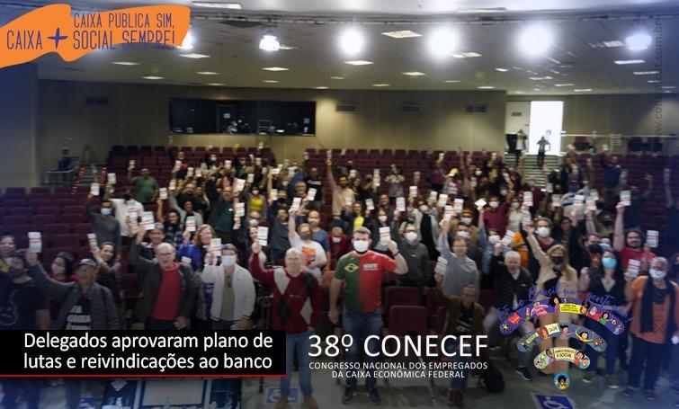 38º Conecef aprova plano de lutas e pauta de reivindicações ao banco