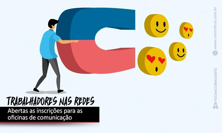 Inscrições abertas para as oficinas de comunicação dos dias 15 e 22 de agosto