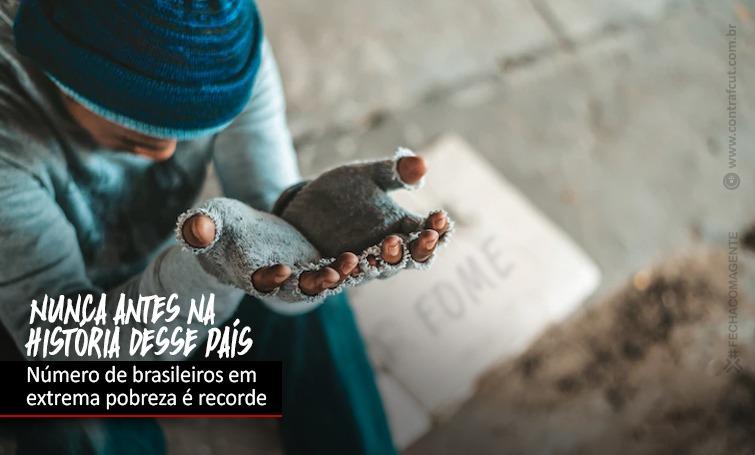 Brasil tem 49 milhões de pessoas na miséria