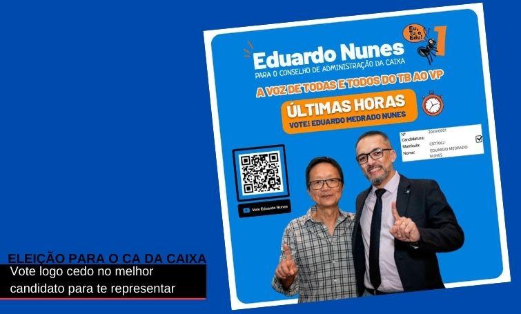 Hoje é o dia para você votar no Edu!