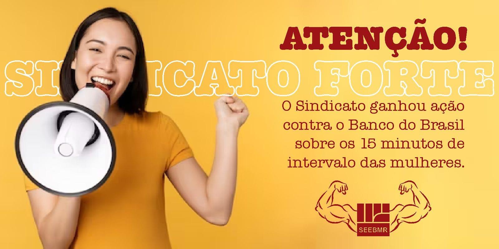 Ação de 15 minutos de intervalo da Mulher