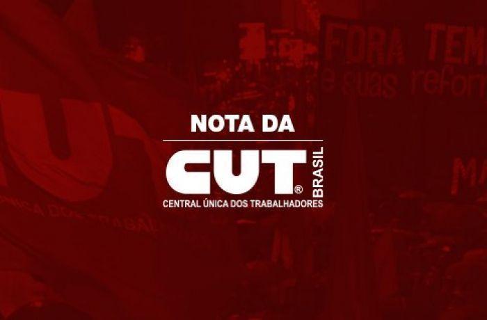 Em nota, CUT diz que a reconstrução do Brasil exige uma forte redução da taxa Selic