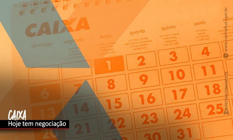 Hoje tem negociação do Saúde Caixa