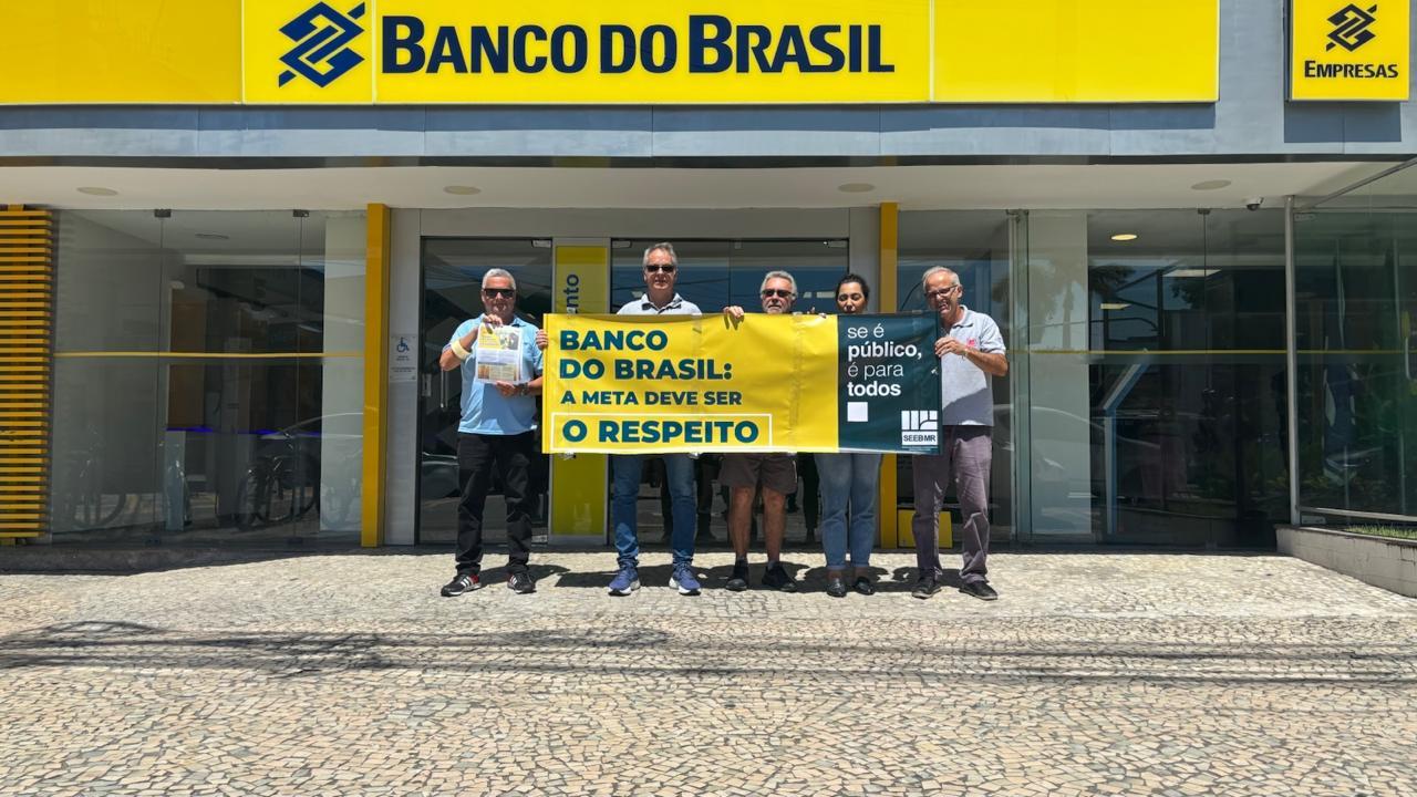 SINDICATO PROTESTA CONTRA PRÁTICAS ABUSIVAS DO BANCO DO BRASIL