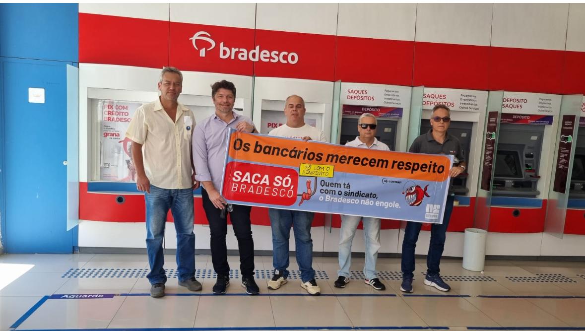 Dia de luta no Bradesco